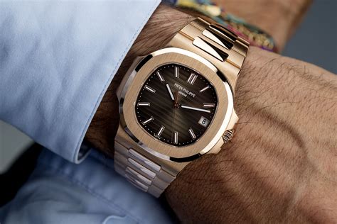 patek philippe nautilus 5711 rose gold leather strap|Patek Philippe buckle replacement.